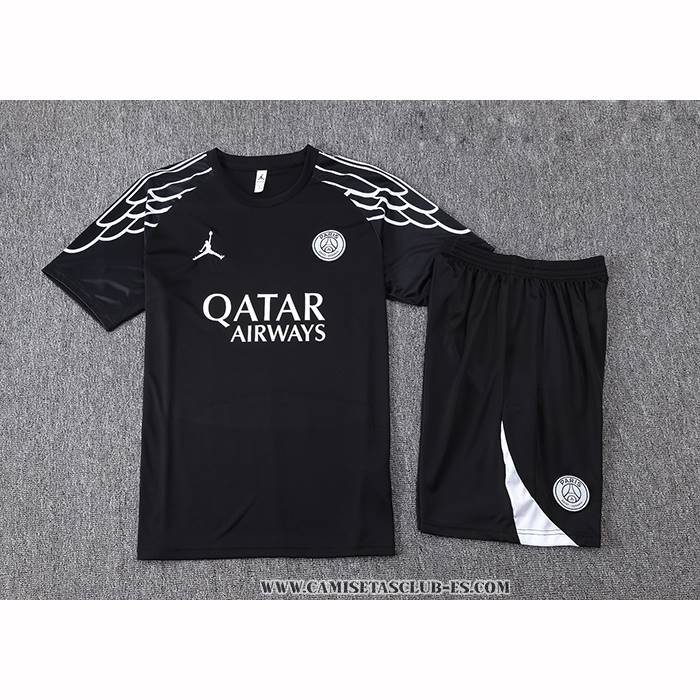 Chandal del Paris Saint-Germain 25-26 Manga Corta Negro - Pantalon Corto